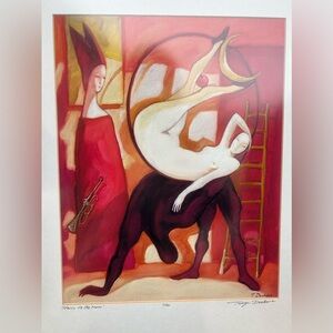 Tonya Doskova ‘Stairs to the Moon’ 11/100 Print Frame